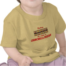 Lucky to Own a Chinchilla Persian Fun Cat Design Tshirt
