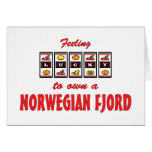 Lucky to Own a Norwegian Fjord Fun Horse Design Cards
