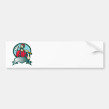 Lumberjack Logger Forester Woodcutter Bumper Sticker