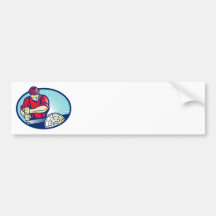 Lumberjack Sawyer Logger Woodcutter Retro Bumper Sticker