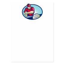 Lumberjack Sawyer Logger Woodcutter Retro Business Card Template