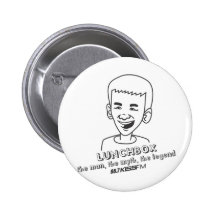 Lunchbox The Man, The Myth, The Legend Pinback Button