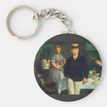 Luncheon by Edouard Manet Keychains