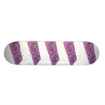 Lune as Lu Lutetium and Ne Neon Skateboard Decks