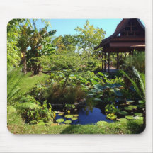 Lush green mouse pad