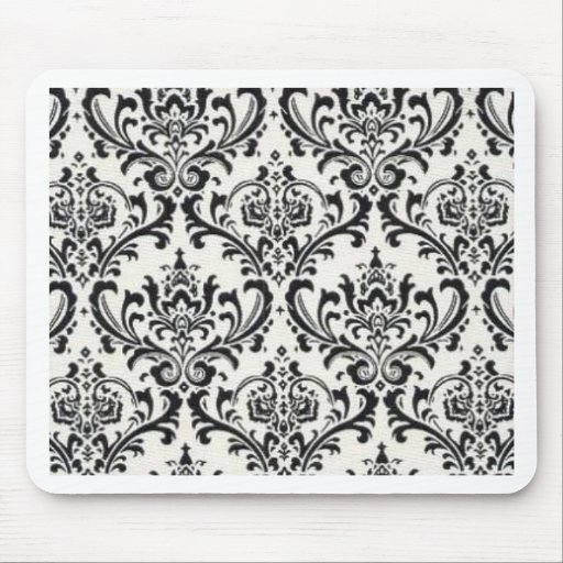 LUXERY BLACK AND WHITE 2 MOUSE PAD