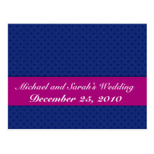 luxurious light blue pattern on rough blue backgro post card
