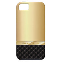 Luxury Gold with Custom Name iPhone 5 Case
