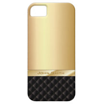 Luxury Gold with Custom Name iPhone 5 Case