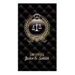 Luxury Lawyer/Attorney Dark business card