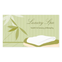Luxury Spa Business Card