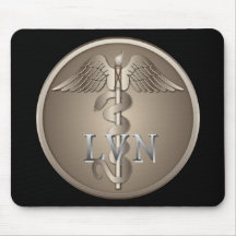 LVN Caduceus Mousepads