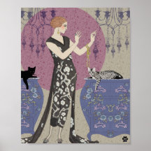 Lydia & Bengal in Mauve and Taupe Print