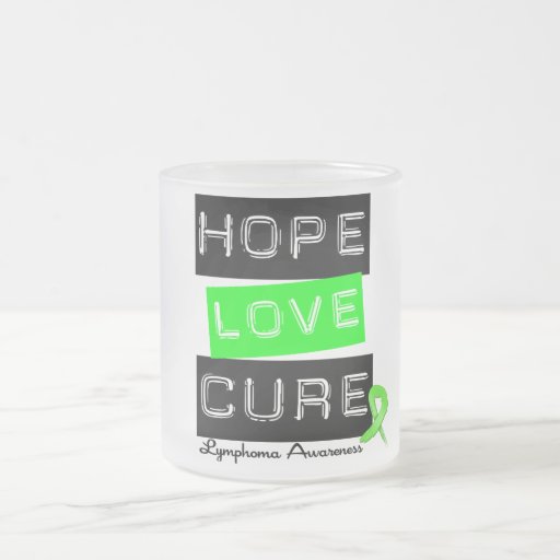 Lymphoma Hope Love Cure Coffee Mug