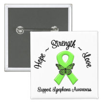 Lymphoma Hope Love & Strength Pins