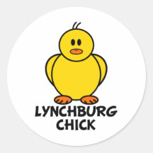Lynchburg Virginia Chick Sticker