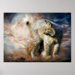 Lynx-Silent Spirit Art Poster/Print