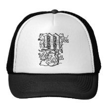 M - The Decorative Letter M Hats