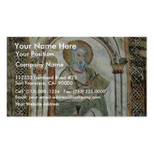 Maaseik Gospel Book Evangelist By Meister Der Schu Business Card