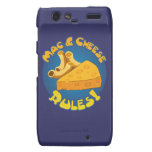 Mac & Cheese Rules Motorola Droid RAZR Cases