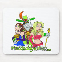 Mac Daddy Rhino Mouse Pad
