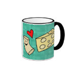 Mac Loves Cheese, Funny Cute Macaroni + Cheese Mug