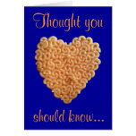 Macaroni & Cheese Love Card