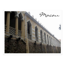 macau moorish barrack postcards