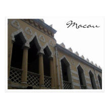 macau moorish barracks postcards