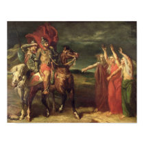 Macbeth and the Three Witches, 1855 posters