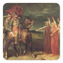 Macbeth and the Three Witches, 1855 stickers