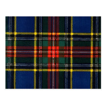 Macbeth Tartan Postcard