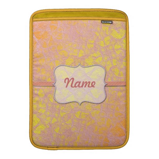 Macbook Air Sleeve abstract background retro style