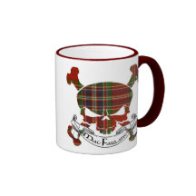 MacFarlane Tartan Skull Coffee Mug