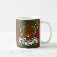 MacGregor Tartan Skull Coffee Mug
