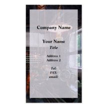 Machine Shop With Lanterns Business Card