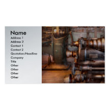 Machinist - Steampunk - 5 Speed Semi Automatic Business Card