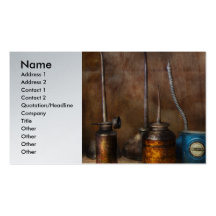 Machinist - Tools - Lubrication Dispensers Business Card Templates