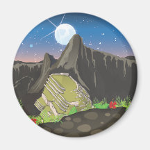 Machu Picchu Fridge Magnets