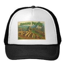 Machu Picchu Peru Mesh Hats