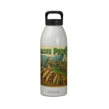 Machu Picchu Peru Reusable Water Bottles