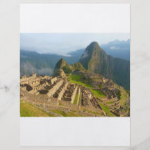 Machu Picchu ruins Full Color Flyer