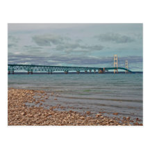 Mackinac Bridge Postcard