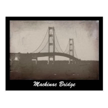 Mackinac Bridge Postcard