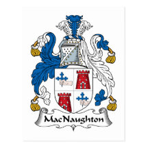 MacNaughton Family Crest Post Card