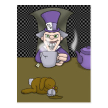 Mad Hatter Postcard