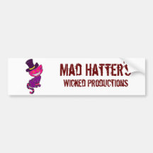Mad Hatter's Bumper Bumper Sticker