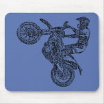 Mad moto race mousepads