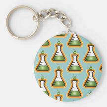Mad Scientist Beakers Key Chain