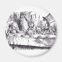 Mad Tea Party Fridge Magnets